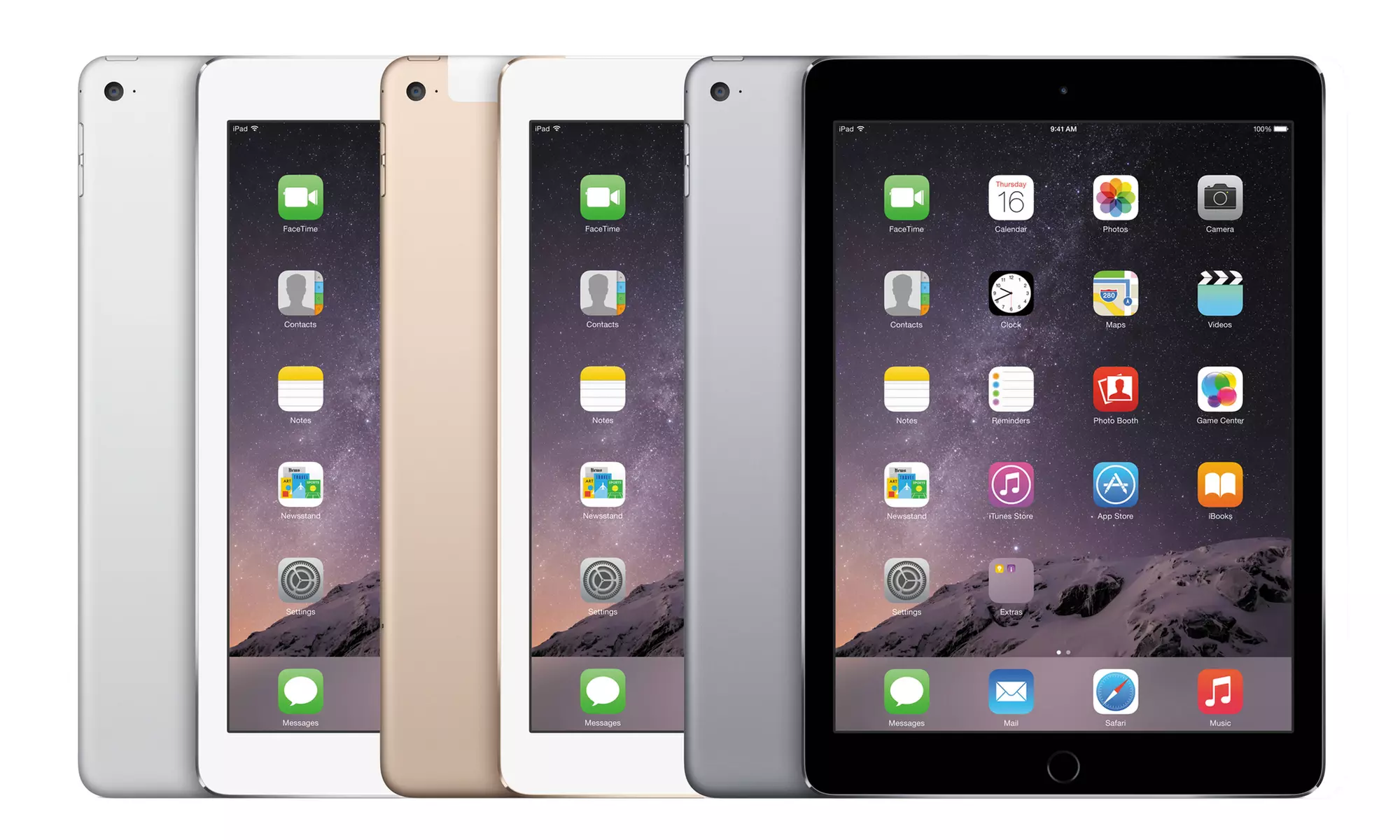 Apple iPad Air 2 16GB, 64GB, or 128GB Tablet with 9.7" Retina Display, WiFi, and 4G (GSM Unlocked) (Refurbished)  - Primary Image