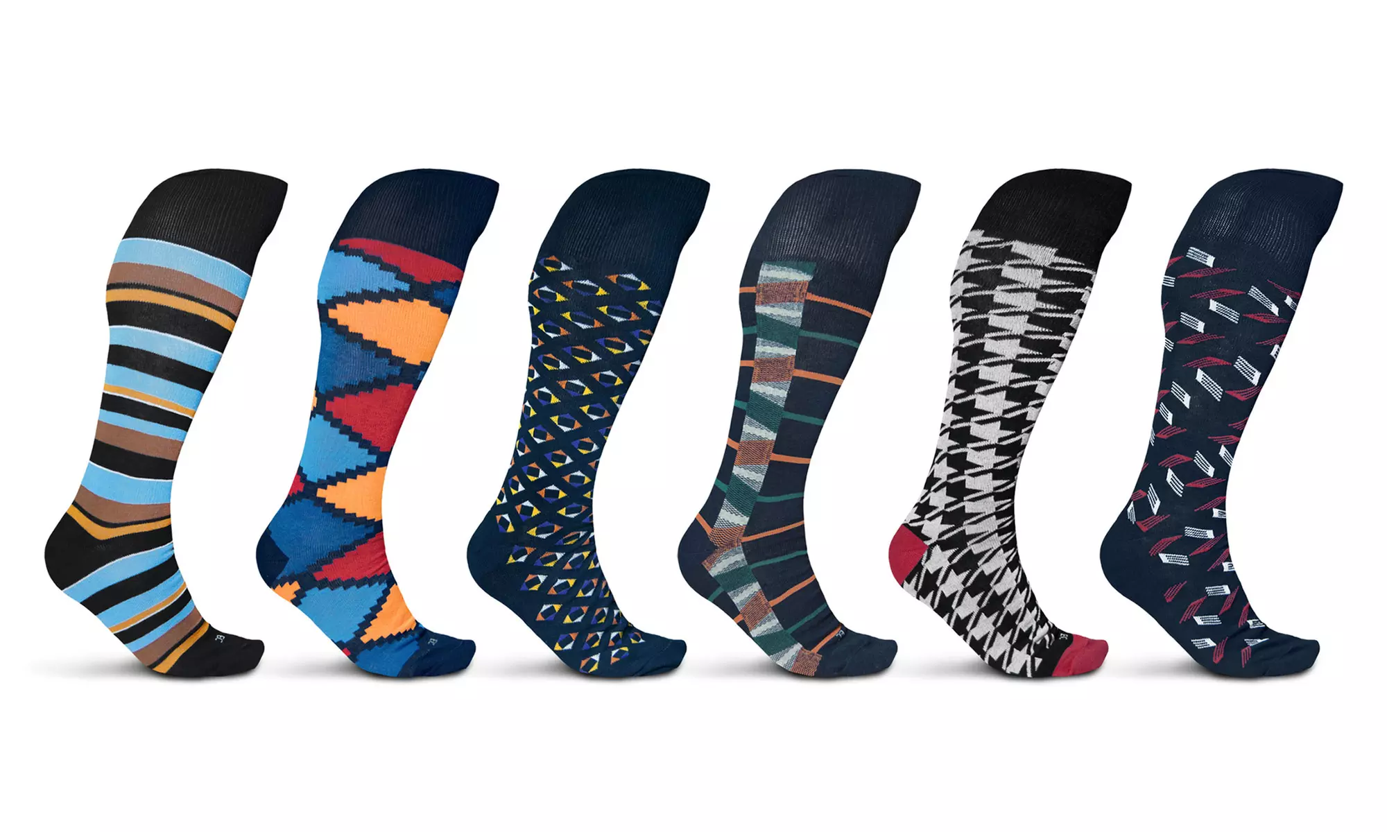 Set da 6 calze uomo Enrico Coveri, disponibili in vari modelli - Primary Image