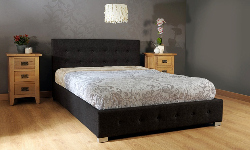 Image 8: Fabric Ottoman Storage Bed