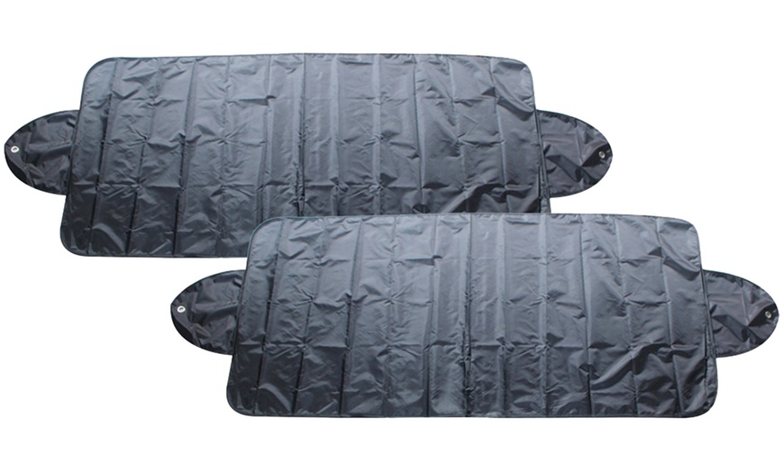 Image 7: Reversible Windscreen Car Cover