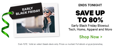 Early Black Friday - Save Up To 80%