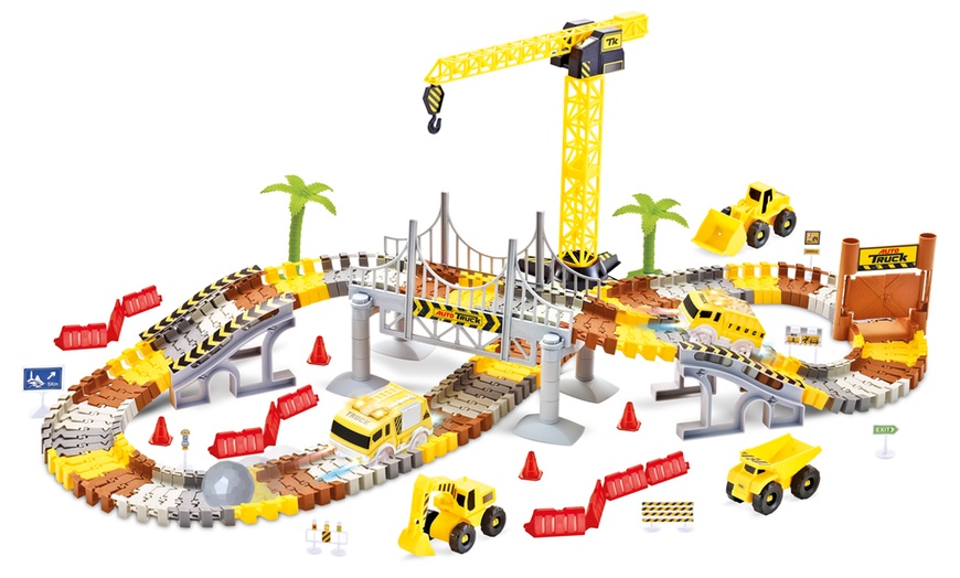 Image 2: Construction Flexible Track Set