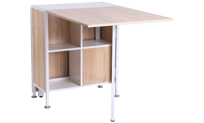 Image 3: Foldable Dining Kitchen Table