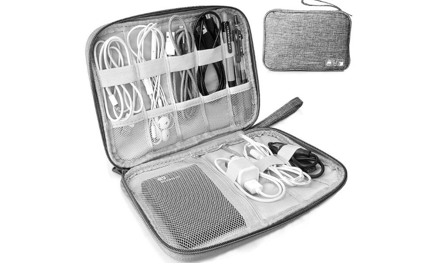 Image 15: Travel Cable Organiser Bag