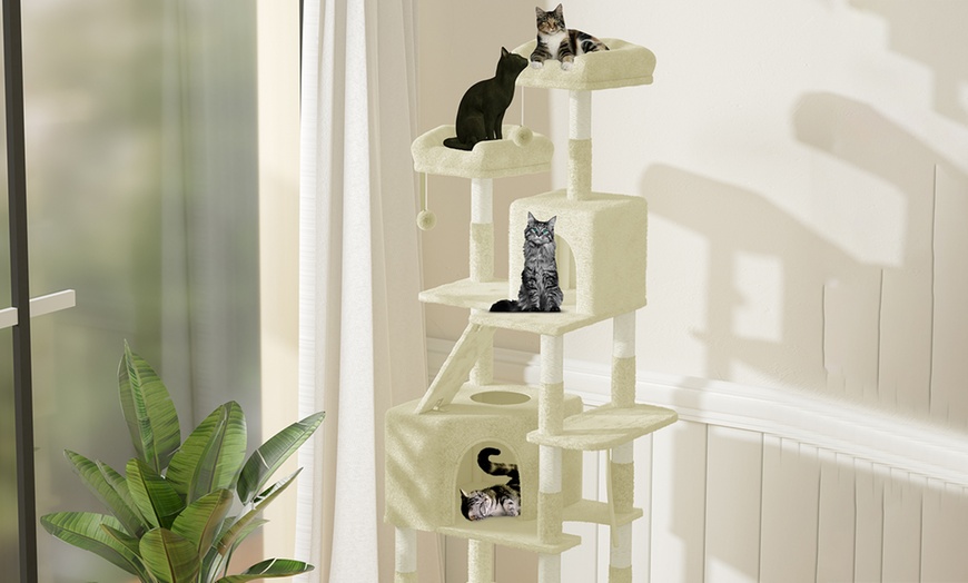 Image 1: 208cm Cat Tree