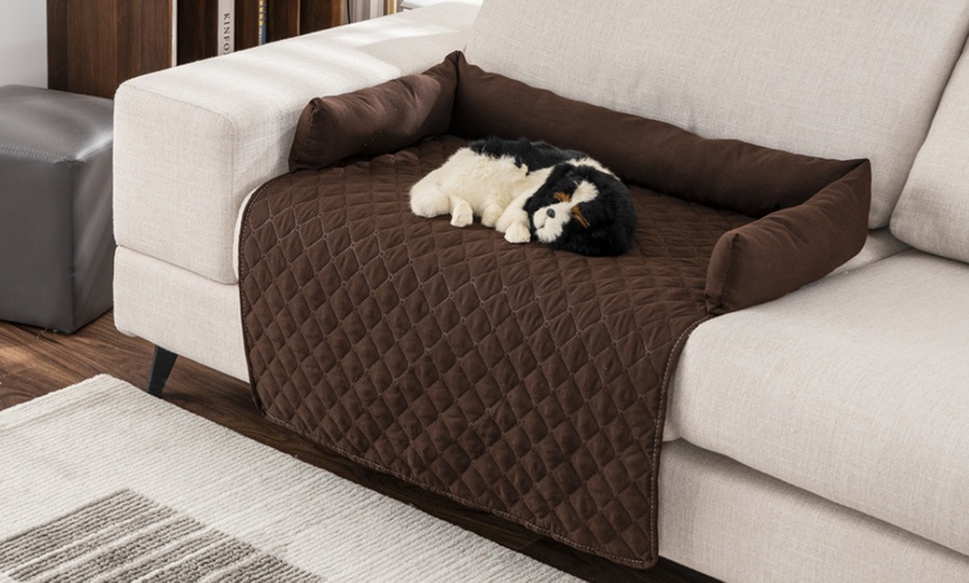 Image 6: Water-Resistant Pet Bed Sofa Seat Cover Protector