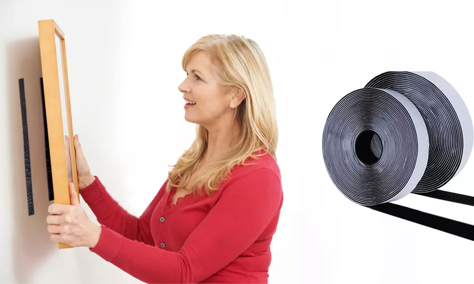 1 ou 2 lots de 2 rouleaux adhésifs à scratch de 5 mètres de long - Primary Image