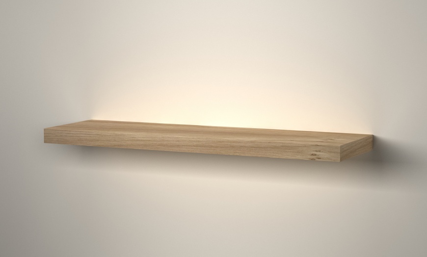 Image 26: Wooden Floating Wall Shelf