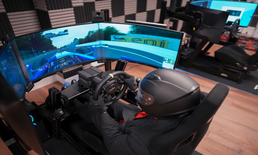 Image 7: Thrilling w/ One 30-Min Sim Racing Session for One, Two or Four People