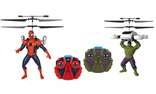 2-Channel RC Marvel or DC Comics Flying Figure Helicopter