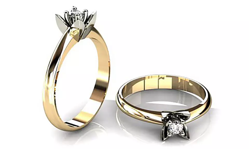 Pierścionek zaręczynowy z brylantem 0,05 CT za 499 zł z dostawą z Michelson Diamonds (zamiast 999 zł) - Primary Image