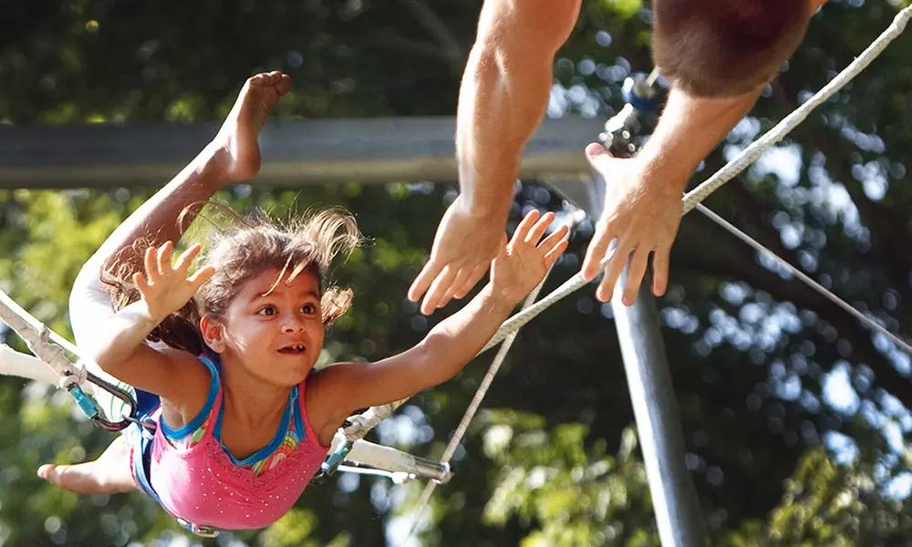 Semiprivate Trapeze Fitness for One or Two at Tito Gaona Flying Trapeze Academy (Up to 56% Off) - Primary Image