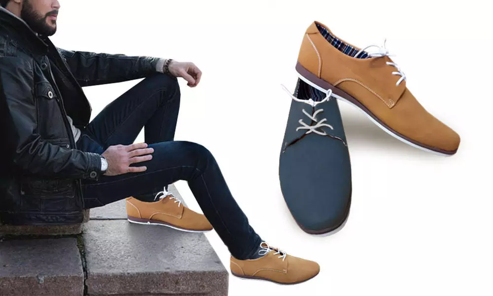 Herrenschnürrer in Braun oder Blau in der Größe nach Wahl - Primary Image