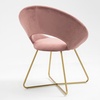 Image 7: Fauteuil rond en velours