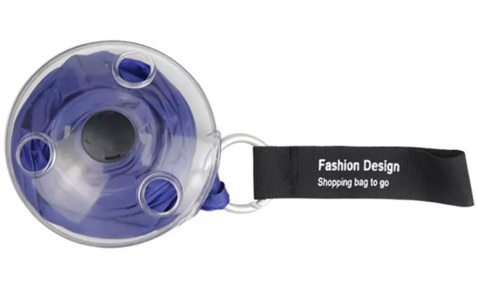 1 of 2 opvouwbare boodschappentassen