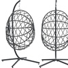 Image 4: Outdoor Hanging Egg Chair with Cushion