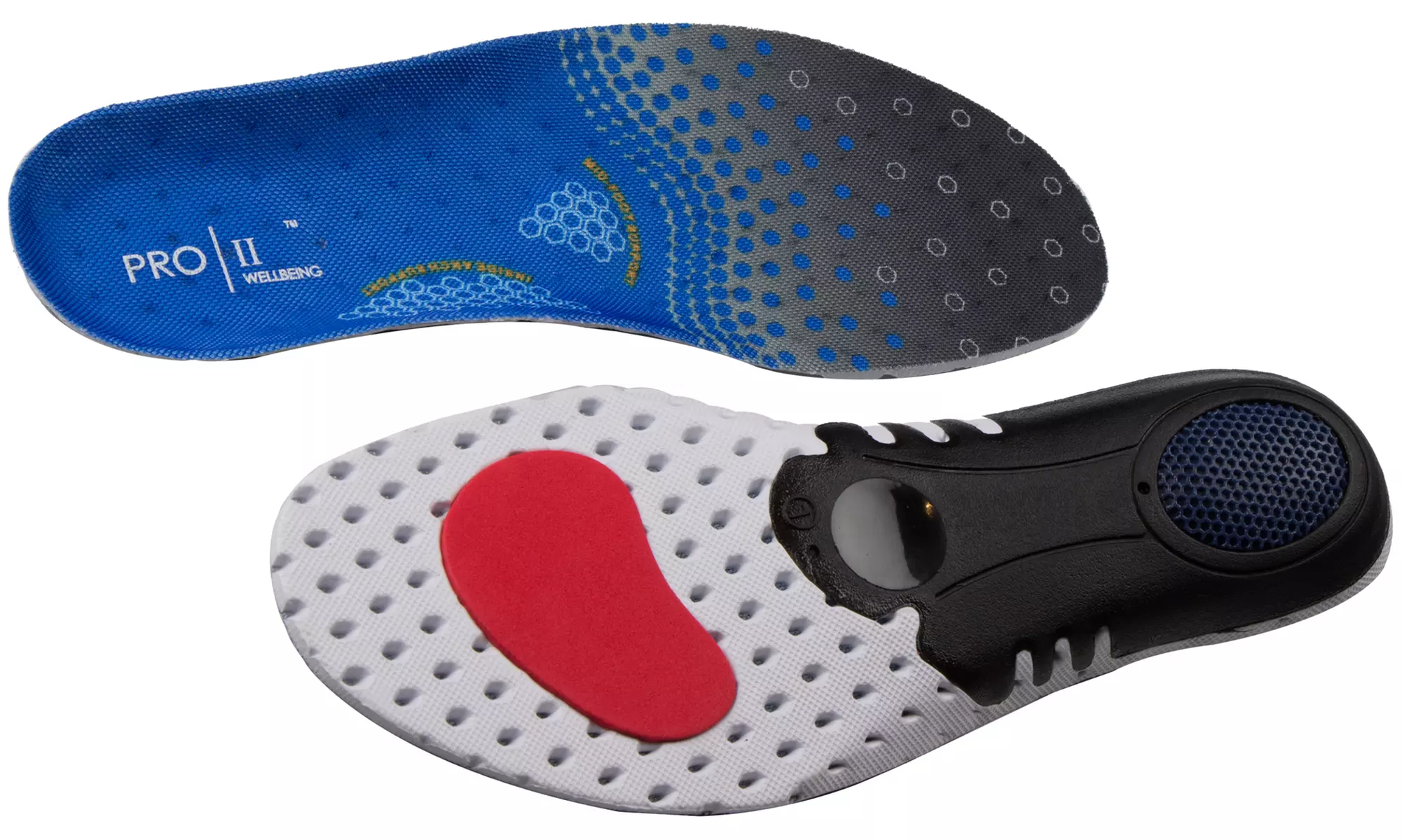 1x, 2x oder 4x Pro11 Wellbeing Hydro-Tech Sports Orthotic Einlegesohlen (2 Stk.) - Primary Image