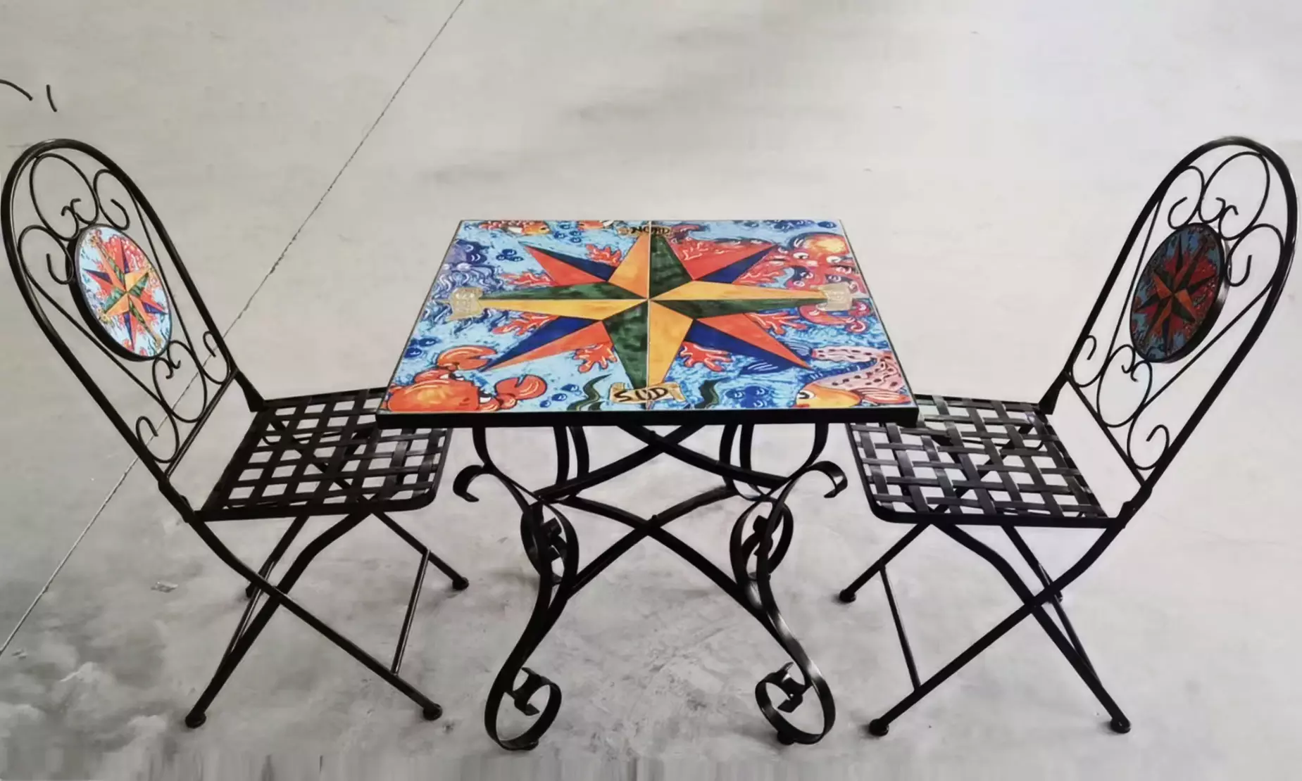 Set con tavolino e sedie da esterno in stile italiano BuyBuy, con spedizione gratuita - Primary Image