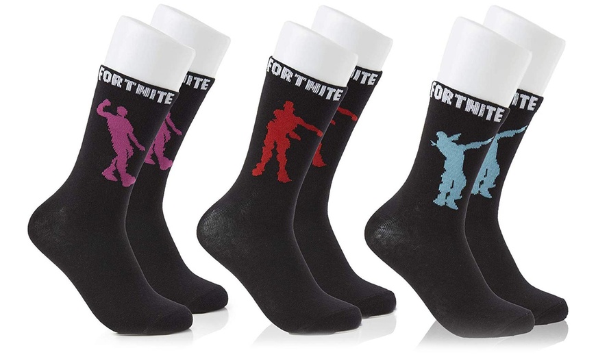 Image 1: Fortnite Socks