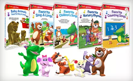$25 for Five Educational Children's DVDs, Plus Five Bonus CDs, from Baby Genius ($49.75 Value) - Primary Image