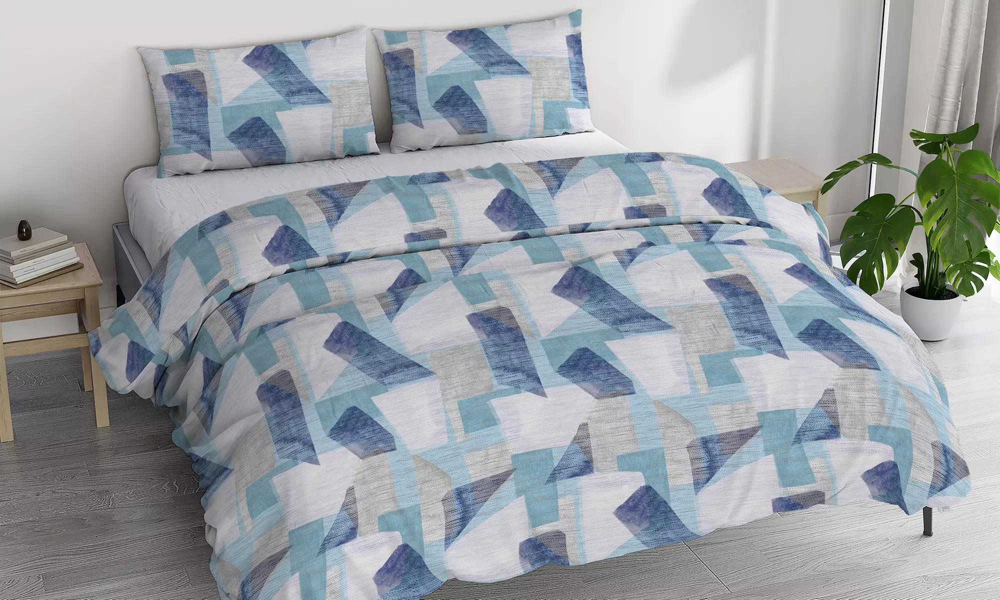 Parure copripiumino in cotone Made in Italy