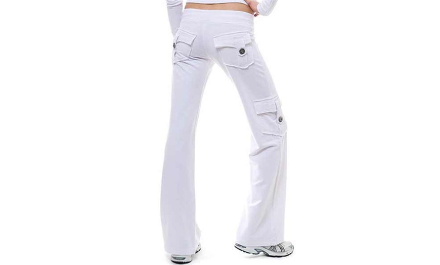 Image 6: Women's Stretch Button Yoga Trousers