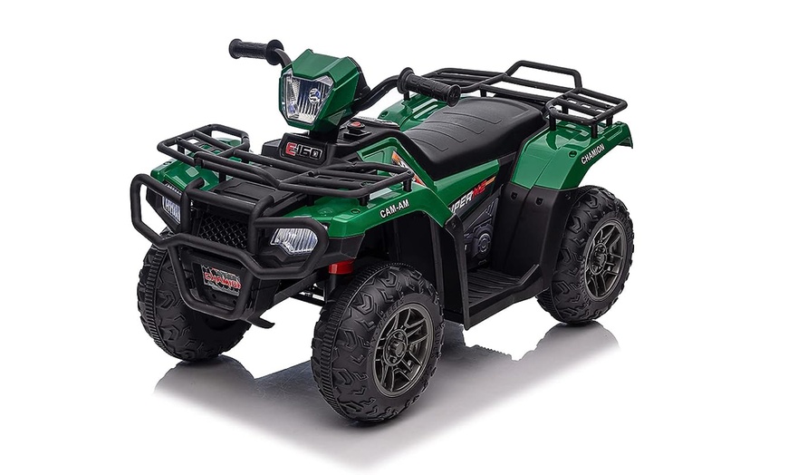 Image 9: HomCom Electric Ride-On Quad Bike for Kids