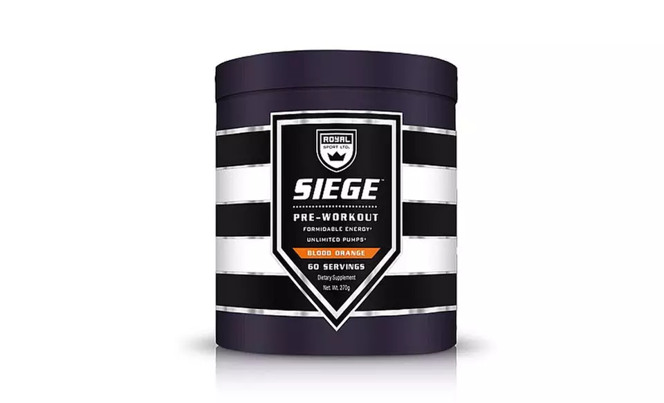 60 Servings of Royal Sport Seige Pre-Workout Supplement - Second Medium