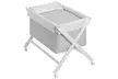 Berceau en bois pliable pour bébé Interbaby avec matelas, tour de lit, couette et linge de lit inclus - Second Medium