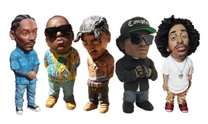 One, Two or Five 90s Hip-Hop Rapper Gnome Decorations