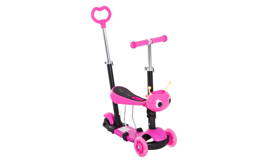 Image 14: 5-in-1 Toddler Three Wheels Mini Kick Scooter