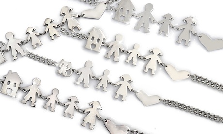 Bracciale Family Be-Jewels in acciaio inossidabile disponibile in vari modelli