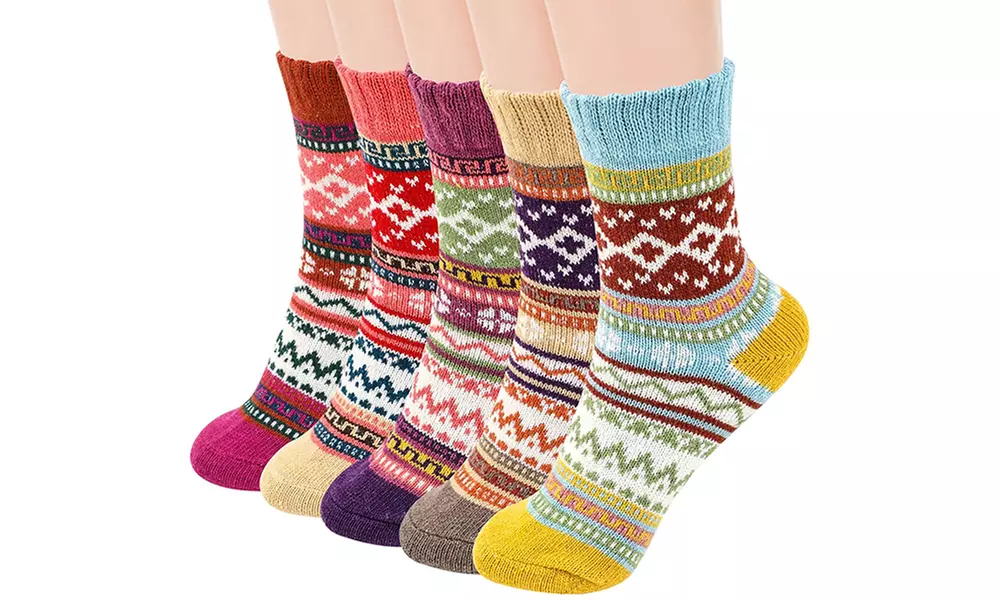 1x,3x oder 5x atmungsaktive Vintage-Socken in Gr. EU 36-41 - Image 6