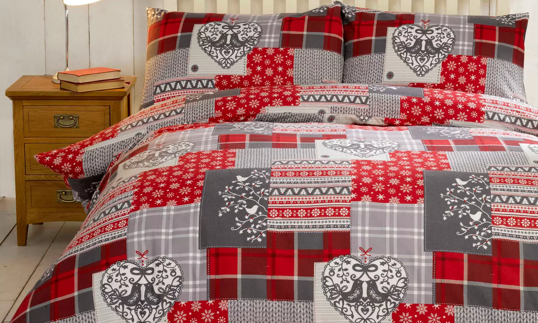 Soft Flannelette Bedding Duvet Set