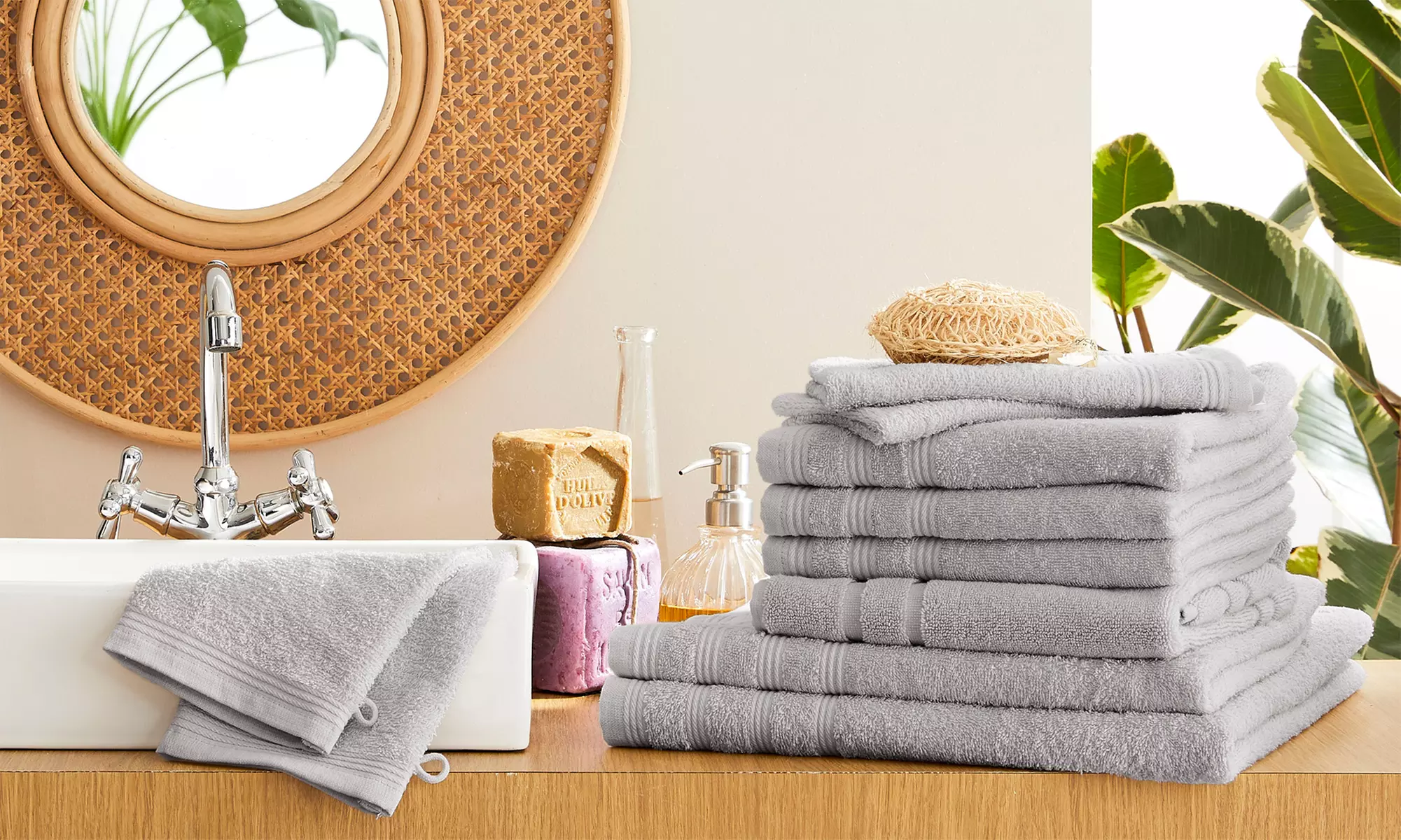 Pack complet serviettes éponge 10 pièces