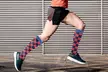 XTF Fun Patterns Knee-High Compression Socks (3 or 6 Pairs) - Second Medium