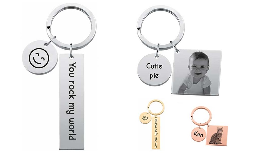 Image 11: One or Two Family Keychains from Justyling