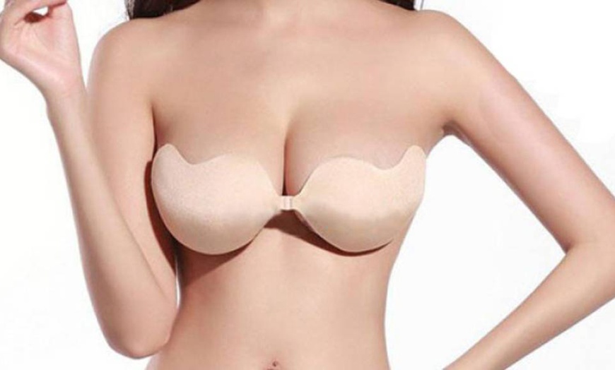 Image 6: One or Two Invisible Adhesive Push-Up Bras