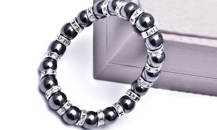 Image 3: Black Stone Bracelet