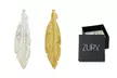 Boucles d'oreille, cheville ou pendentif en forme de plume - Second Medium