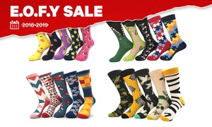 Men's Novelty Printed Socks