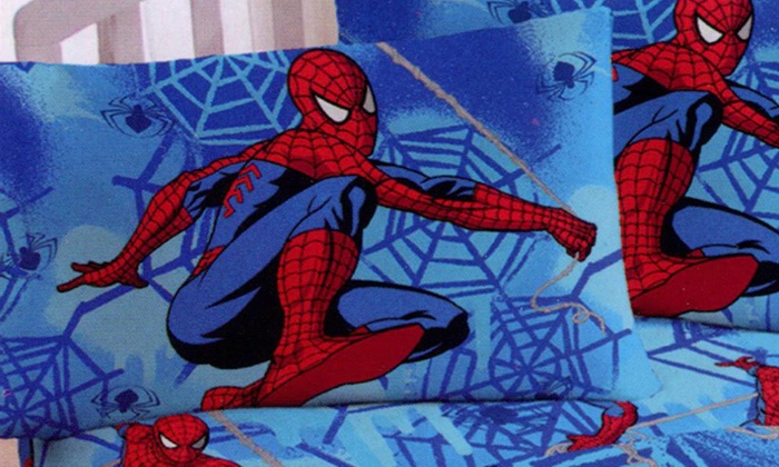 Spiderman Twin Sheets | Groupon Goods