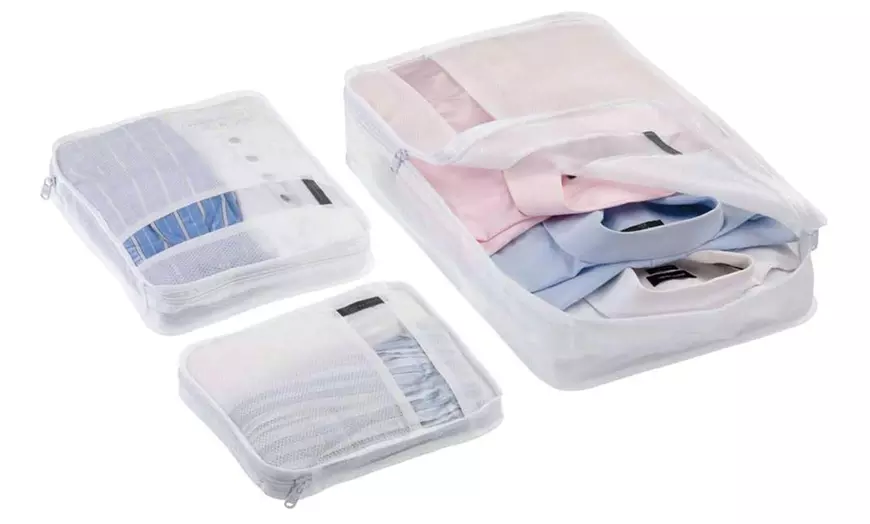 Image 3: Set van 3 smart koffer-organisers
