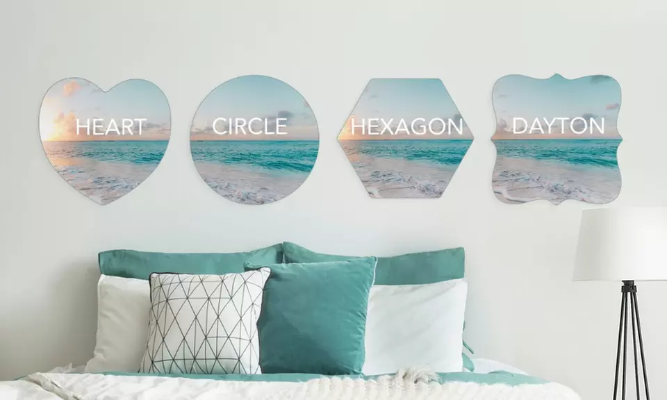 One Personalized Shaped Metal Print from Picture It Custom (Up to 69% Off) - Primary Image