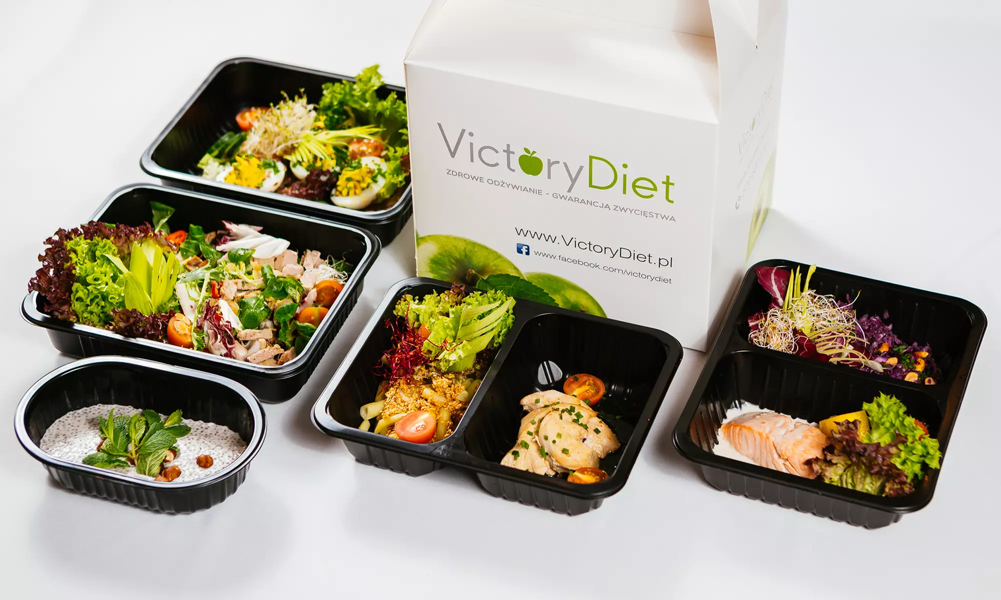 Świeżo i zdrowo: catering dietetyczny z dowozem od 87,99 zł z firmą Victory Diet - Primary Image