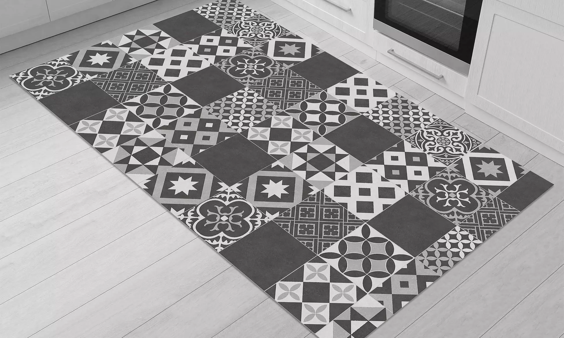 Tapis rectangle Vinyles Marbella de la marque Douceur d'intérieur - Primary Image