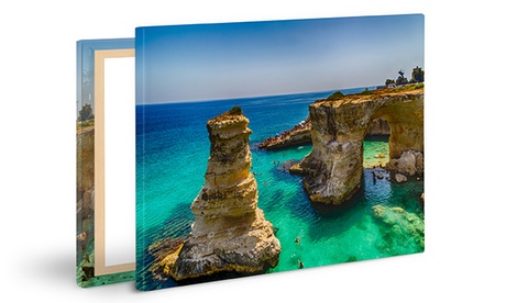 Stampa su tela disponibile in 10 formati offerta da StampaFoto48ore.it (sconto fino a 93%) 