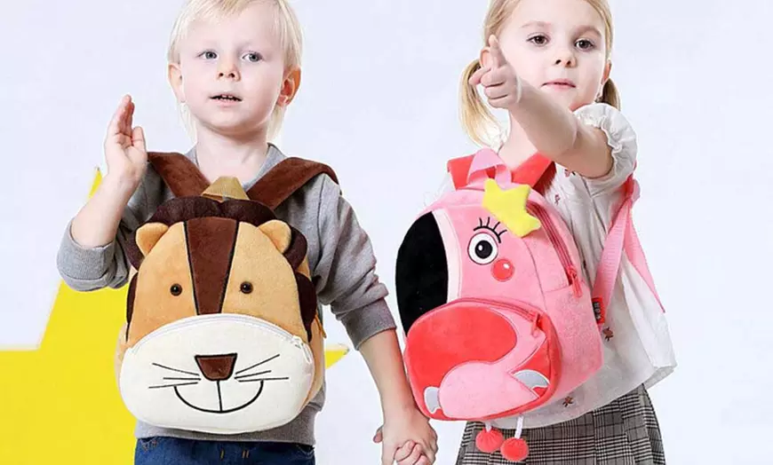 Image 8: Pluchen dierenrugzak voor kids