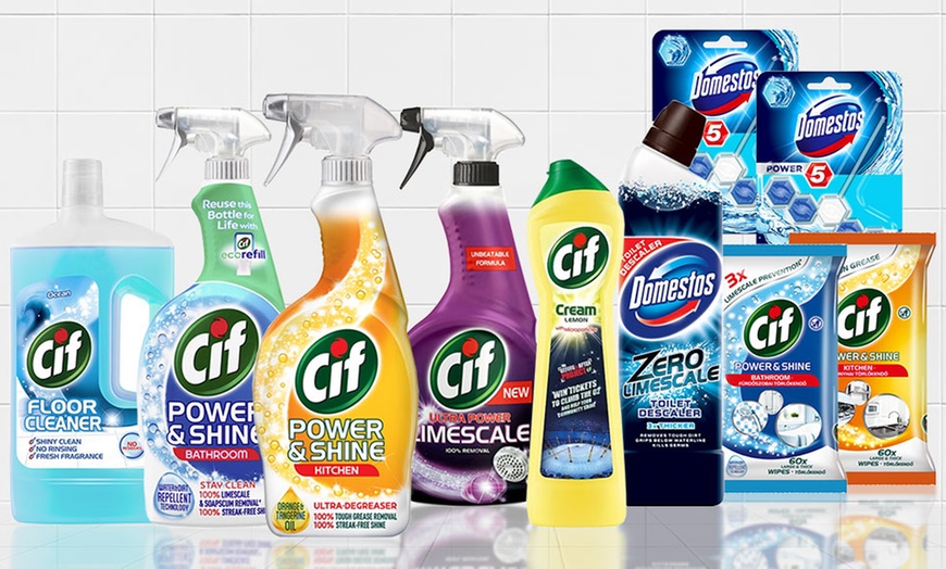 Image 1: Cif Cleaning Supplies Bundle