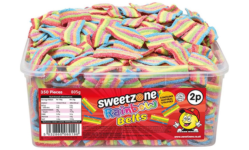 Image 16: 70, 100 or 350 Sweetzone Halal Giant Sweet Tub in Different Flavours